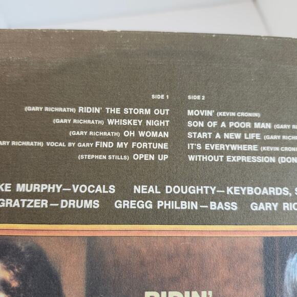 REO Speedwagon " Ridin The Storm Out" Vinyl PE 32378 Album 1973 Pre-Owned - Picture 11 of 11